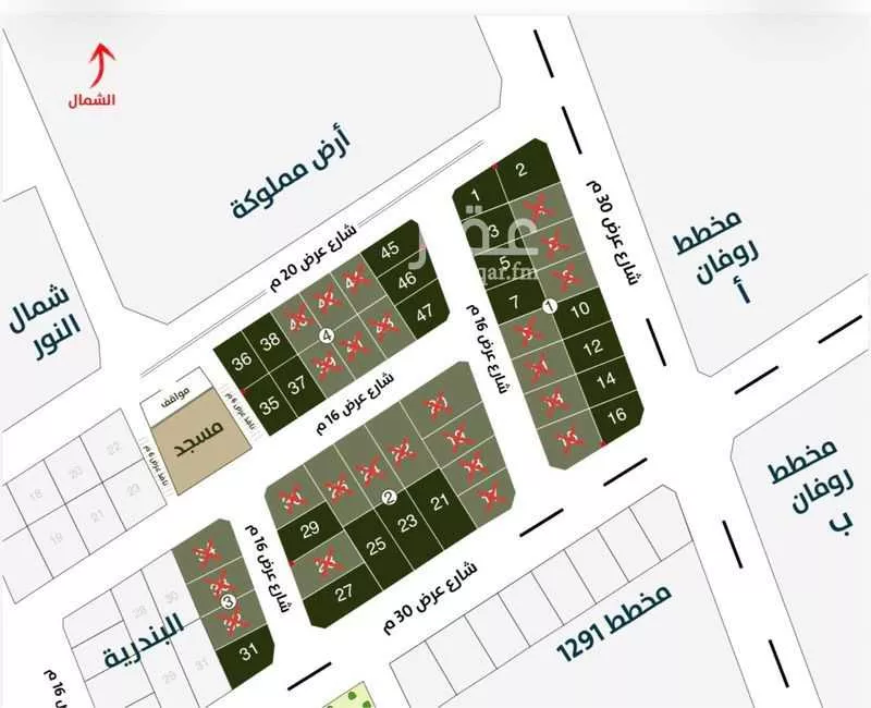 أرض للبيع في حي النور, مدينة الدمام, المنطقة الشرقية 1 صورة