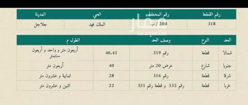 أرض للبيع في شارع ابو الدرداء ، حي الملك فهد ، المجمعة ، المجمعة 1 صورة