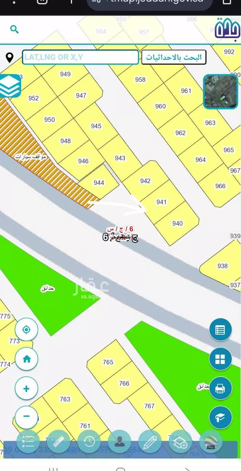 أرض للبيع في شارع جامعة الاعمال والتكنلوجيا, حي النور, مدينة جدة, منطقة مكة المكرمة 1 صورة