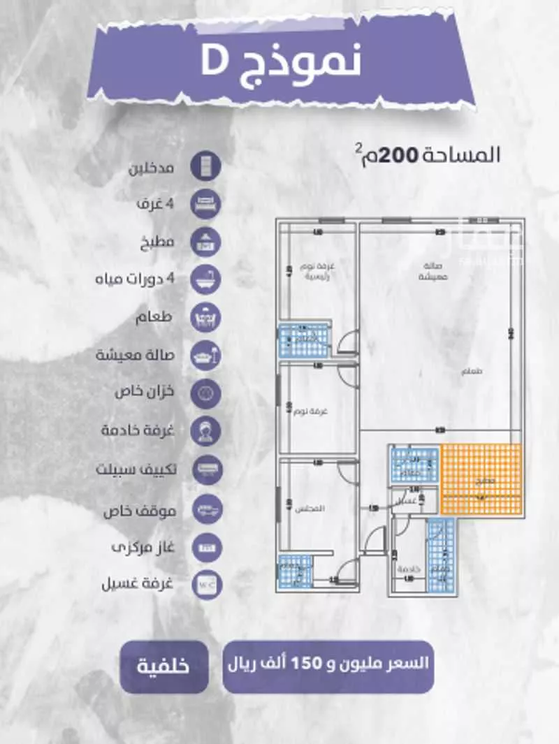 شقة للبيع في شارع صيفي بن الموقع, حي الزهراء, مدينة جدة, منطقة مكة المكرمة 1 صورة