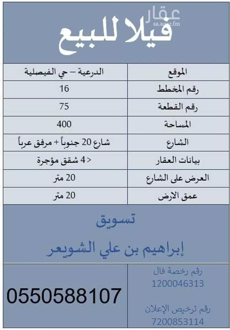عمارة للبيع في شارع الامير سعود بن عبدالعزيز, حي الفيصلية, مدينة الدرعية, منطقة الرياض 1 صورة