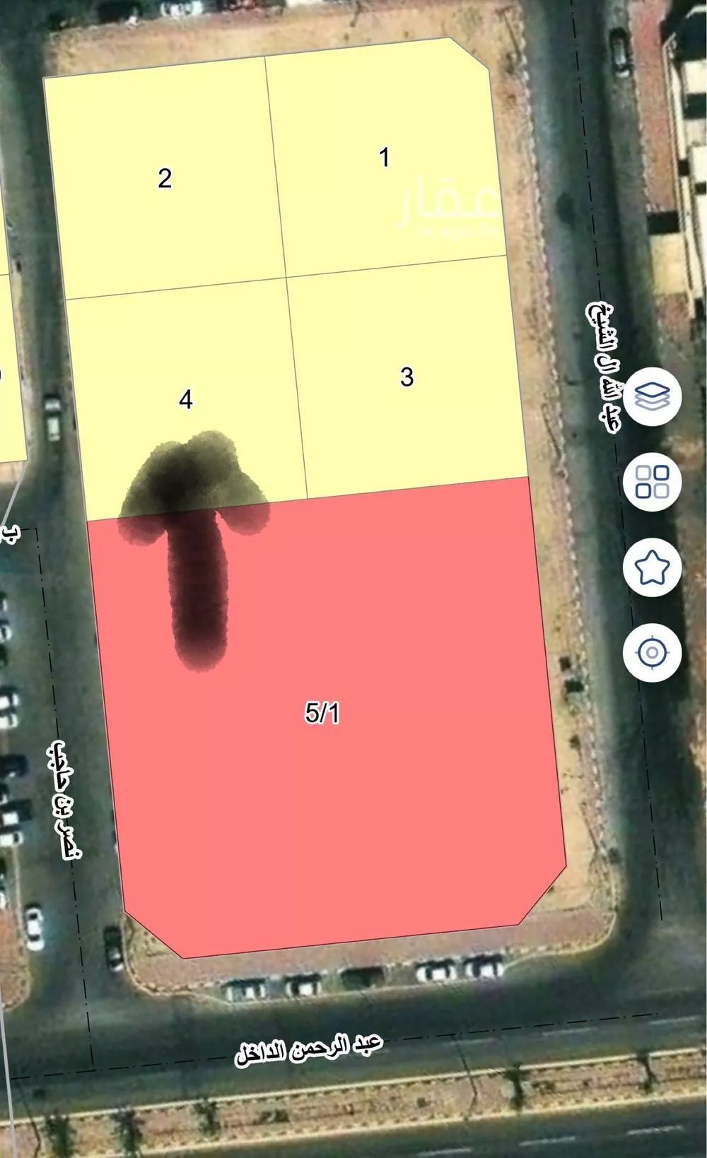 أرض للبيع في شارع نصر بن حاجب, حي الراكة الجنوبية, مدينة الخبر, المنطقة الشرقية 1 صورة