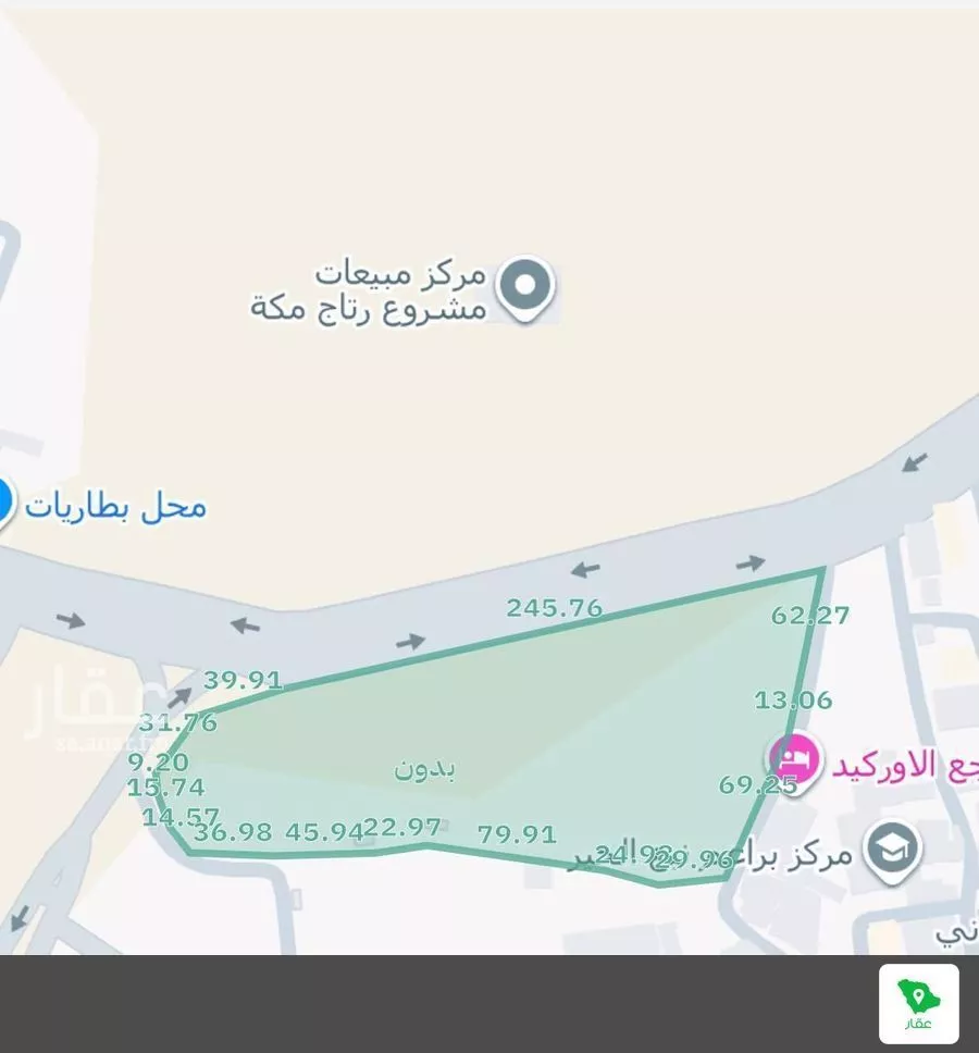 أرض للإيجار في شارع خالد حمزة نحاس, حي العمرة, مدينة مكه المكرمه, منطقة مكة المكرمة 1 صورة