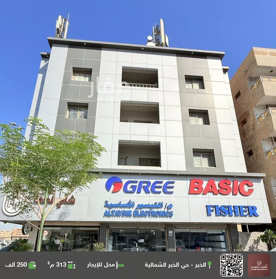 محل للإيجار في شارع الامير مساعد بن عبدالعزيز, حي الخبرالشمالية, مدينة الخبر, المنطقة الشرقية 1 صورة