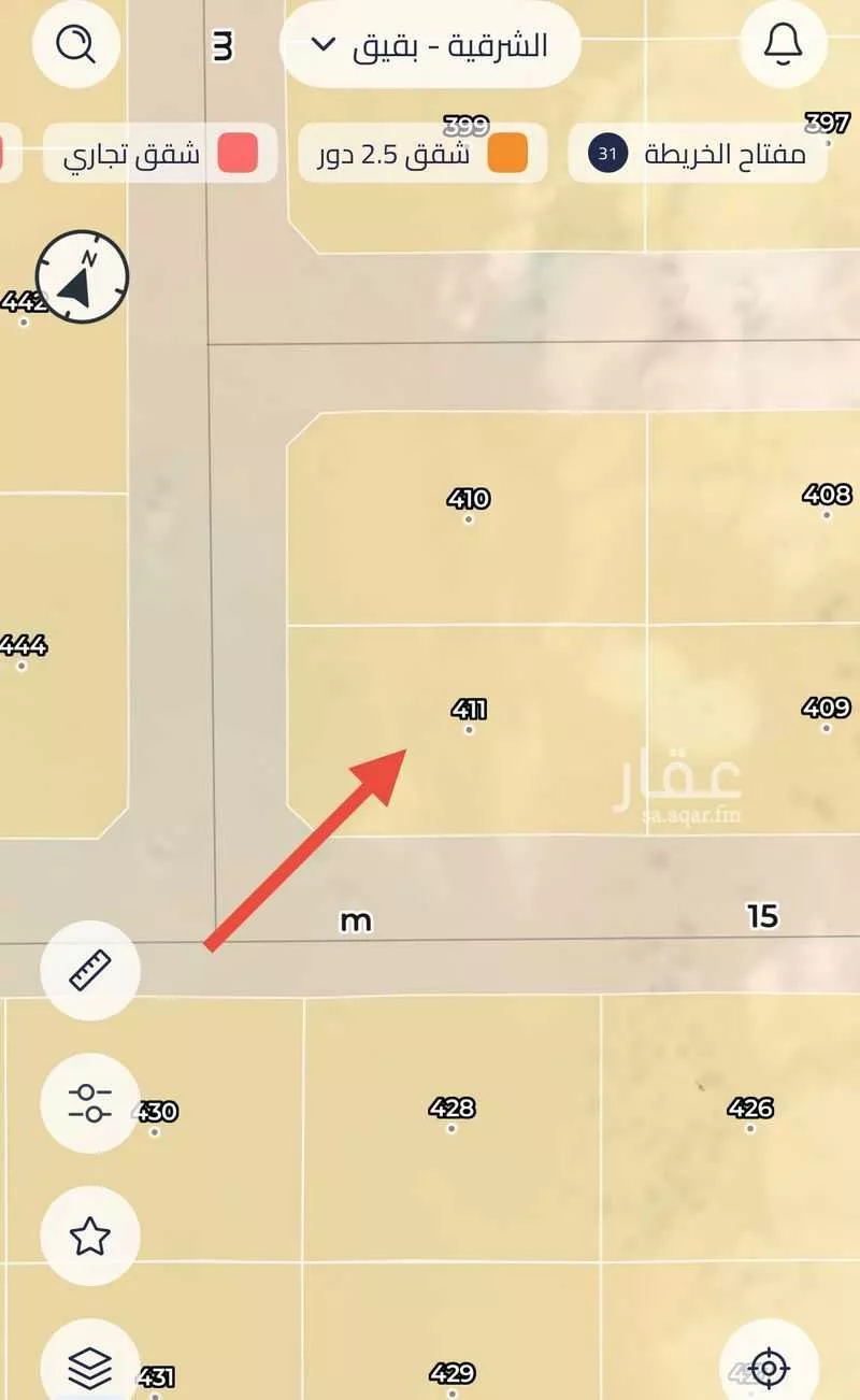 أرض للبيع في مدينة بقيق, المنطقة الشرقية 1 صورة