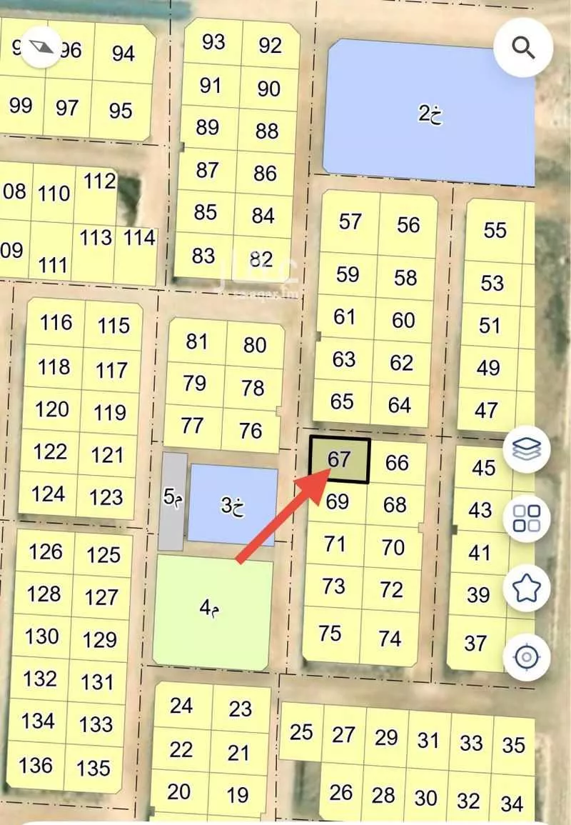 أرض للبيع في حي الرفاع, مدينة الرفاع, المنطقة الشرقية 1 صورة