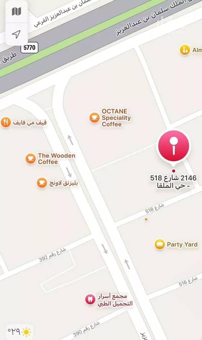 استراحة للإيجار في شارع رقم 518, حي الملقا, مدينة الرياض, منطقة الرياض 1 صورة