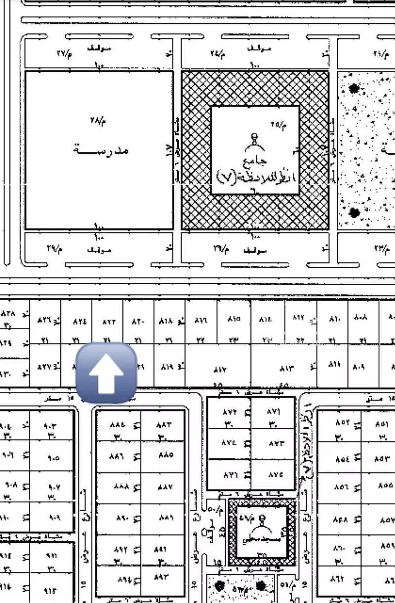 أرض للبيع في شارع القرطبي, حي الروضة, مدينة المجمعة, منطقة الرياض 1 صورة