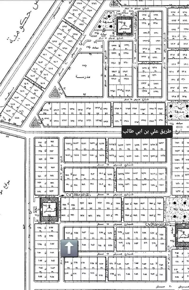 أرض للبيع في شارع بشر, حي الروضة, مدينة المجمعة, منطقة الرياض 1 صورة