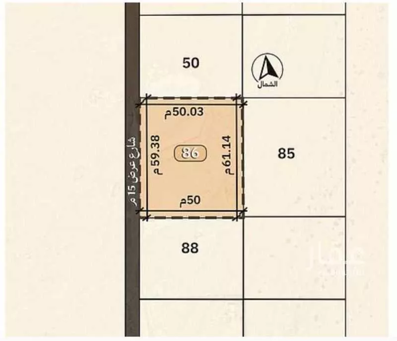 أرض للبيع في مدينة مخطط استراحات العماريه, منطقة الرياض 1 صورة
