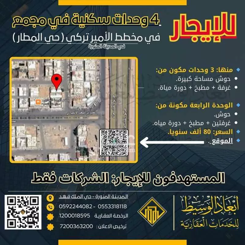استراحة للإيجار في شارع العلم, حي المطار, مدينة المدينه المنوره, منطقة المدينة المنورة 1 صورة