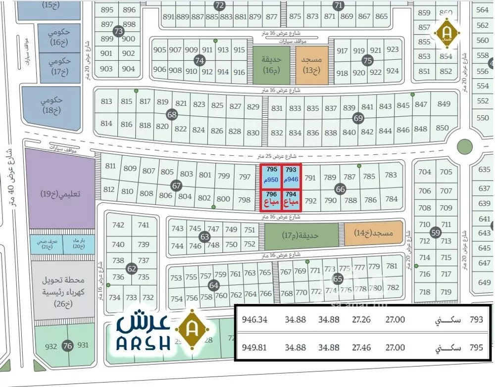 أرض للبيع في شارع النهضة, حي الشعلة, مدينة الدمام, المنطقة الشرقية 1 صورة