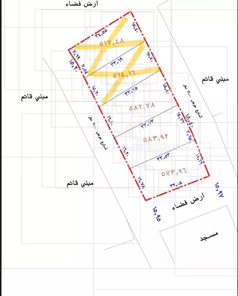 أرض للبيع في طريق الهدية ، حي القاع البارد ، بريدة ، بريدة 1 صورة
