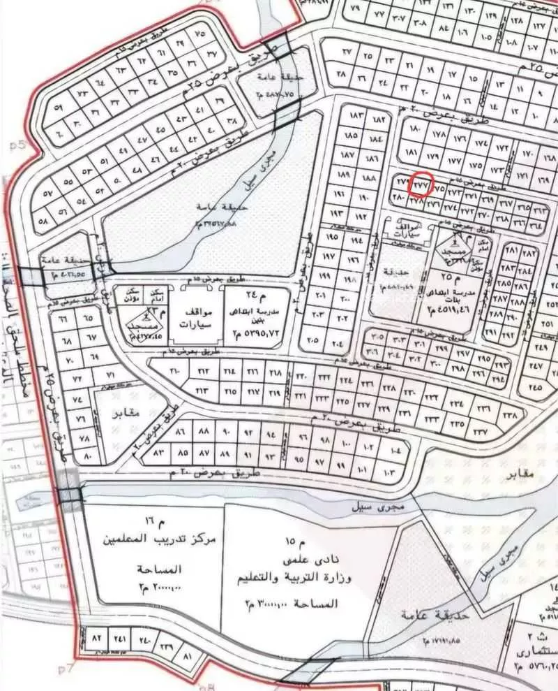 أرض للبيع في حي الرحاب, مدينة الباحة, منطقة الباحة 1 صورة