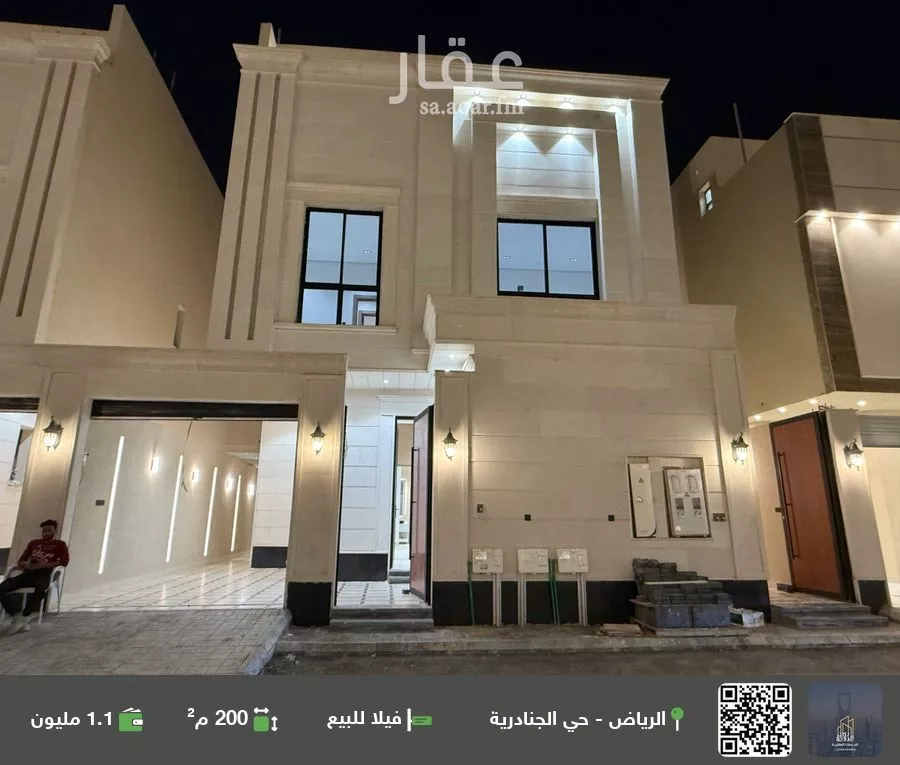 فيلا للبيع في شارع طريق خريص, حي الجنادرية, مدينة الرياض, منطقة الرياض 1 صورة