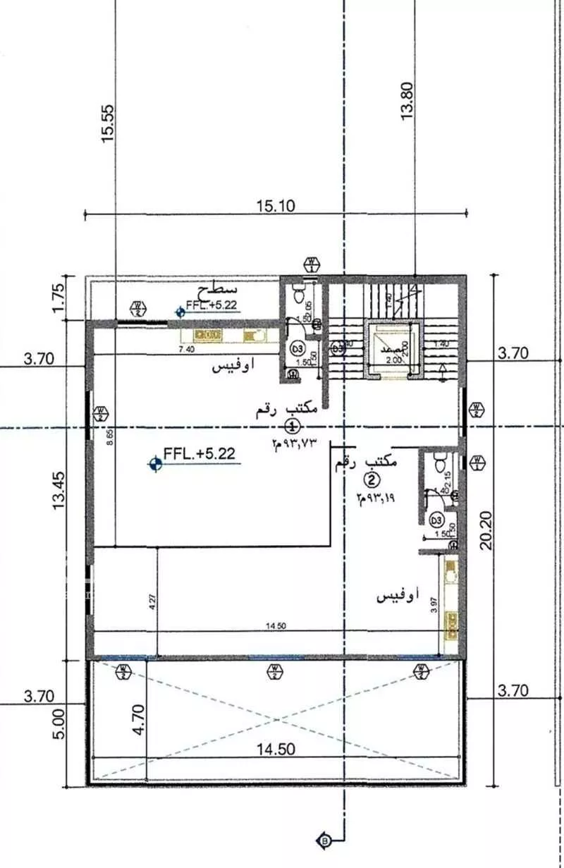 مكتب تجاري للإيجار في شارع حـرض, حي المنار, مدينة الرياض, منطقة الرياض 1 صورة