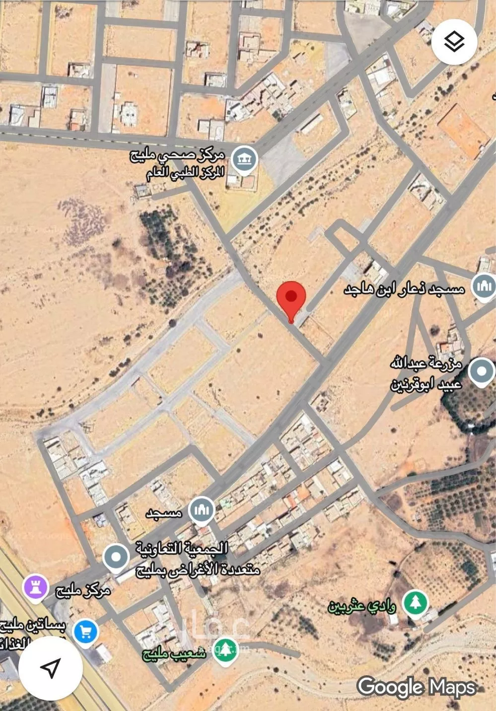 أرض للبيع في شارع 000000, حي مليح, مدينة الغاط - مليح, منطقة الرياض 1 صورة