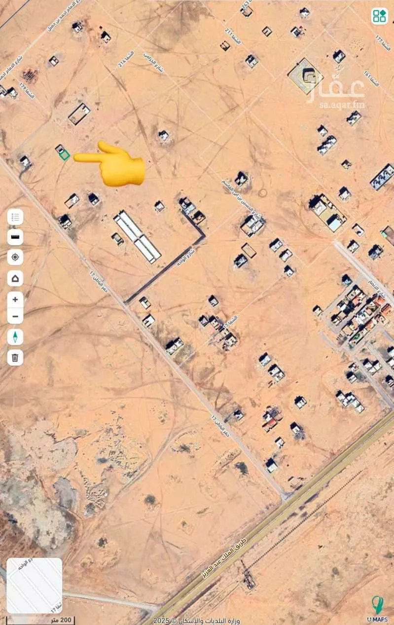 أرض للبيع في شارع الشفا 252, حي الشفاء, مدينة حفر الباطن, المنطقة الشرقية 1 صورة