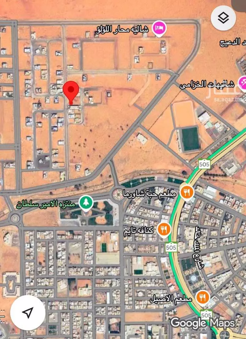 أرض للبيع في شارع معروف الرصافي, حي اليمامة, مدينة مرات, منطقة الرياض 1 صورة