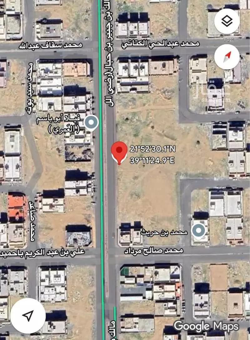 أرض للبيع في شارع مالك بن جبير بن حبال(رضي الل, حي الرياض, مدينة جدة, منطقة مكة المكرمة 1 صورة