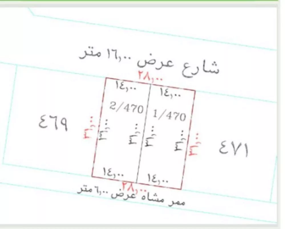 أرض للبيع في حي الغدير, مدينة جدة, منطقة مكة المكرمة 1 صورة
