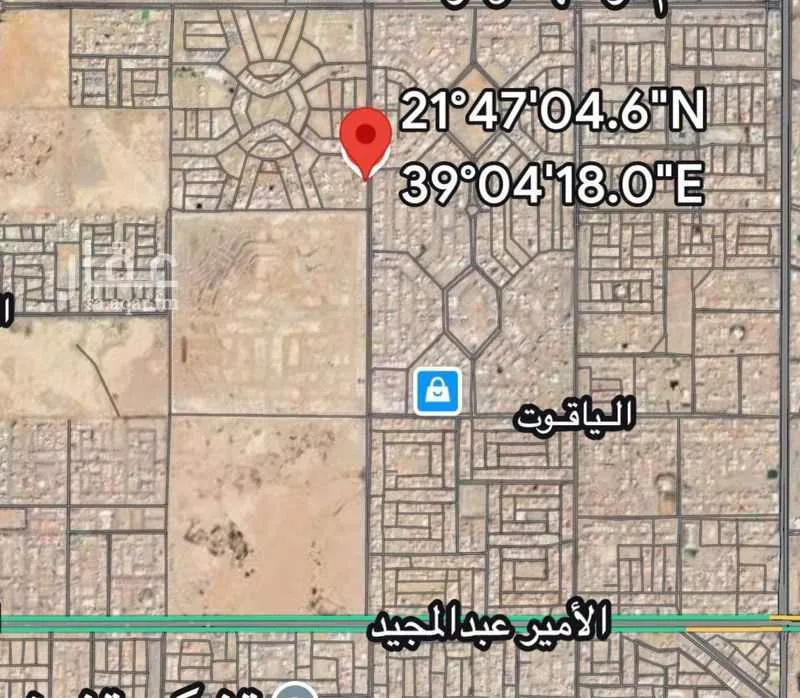 أرض للإيجار في شارع صلاح الدين الايوبي, حي الياقوت, مدينة جدة, منطقة مكة المكرمة 1 صورة