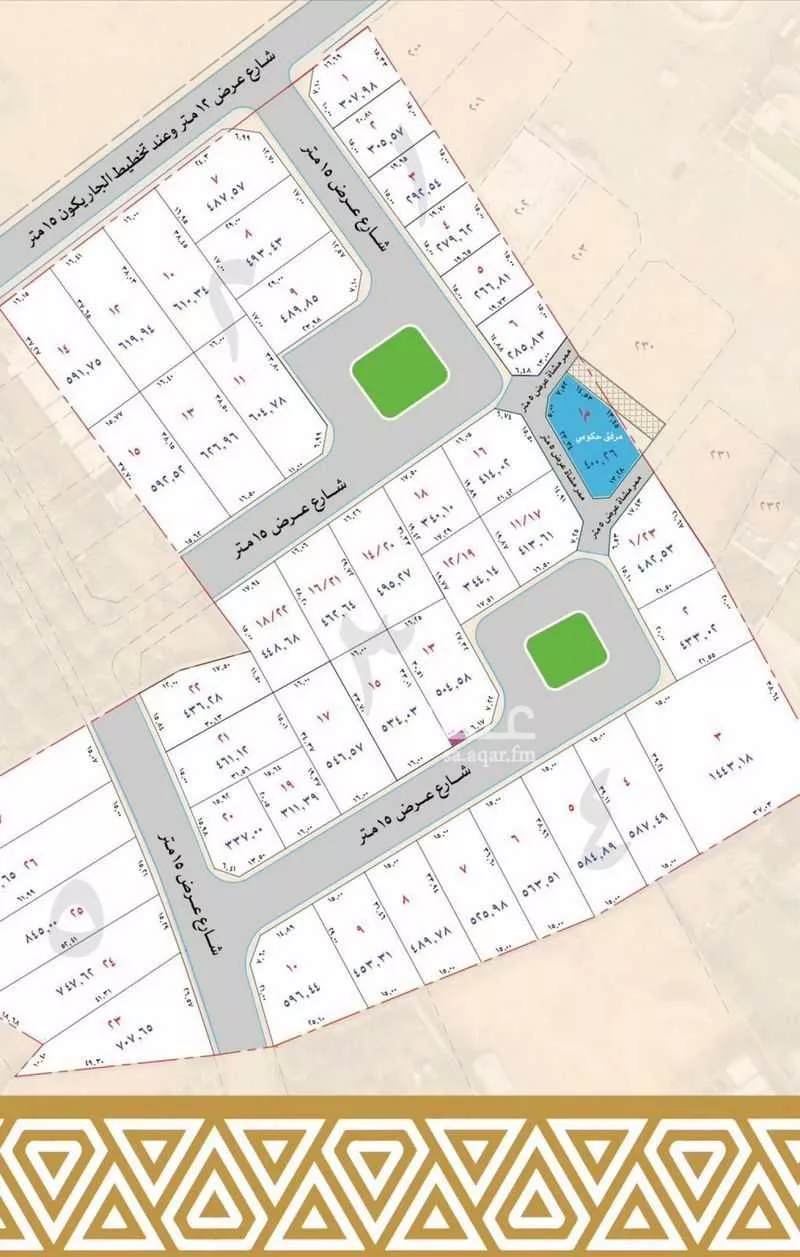 أرض للبيع في شارع الرمال, حي الرمال, مدينة عنيزة, منطقة القصيم 1 صورة