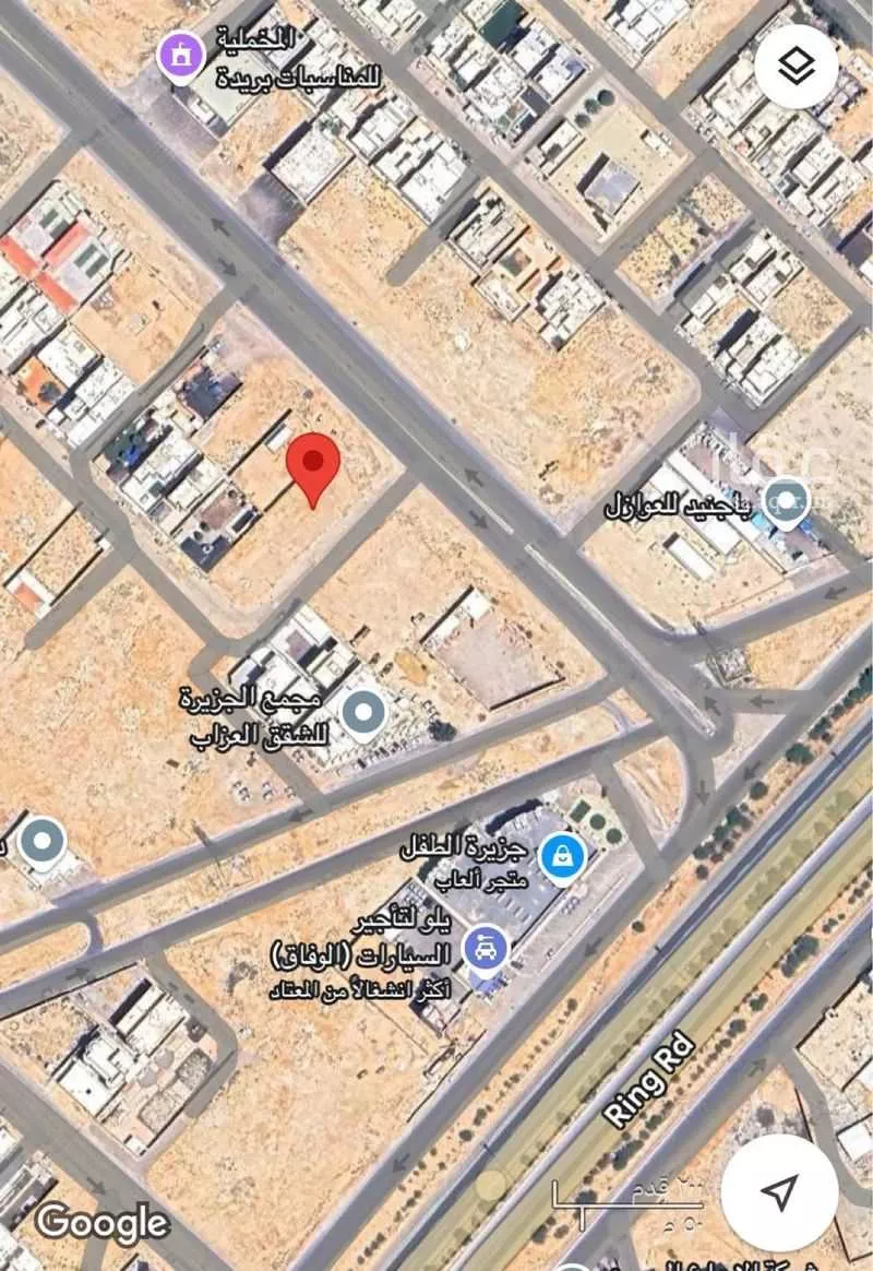 أرض للإيجار في حي الجزيرة, مدينة بريده, منطقة القصيم 1 صورة