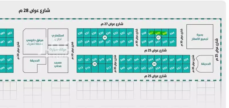 أرض للبيع في شارع شارع عرض 27, حي الأمير نايف, مدينة المجمعة, منطقة الرياض 1 صورة