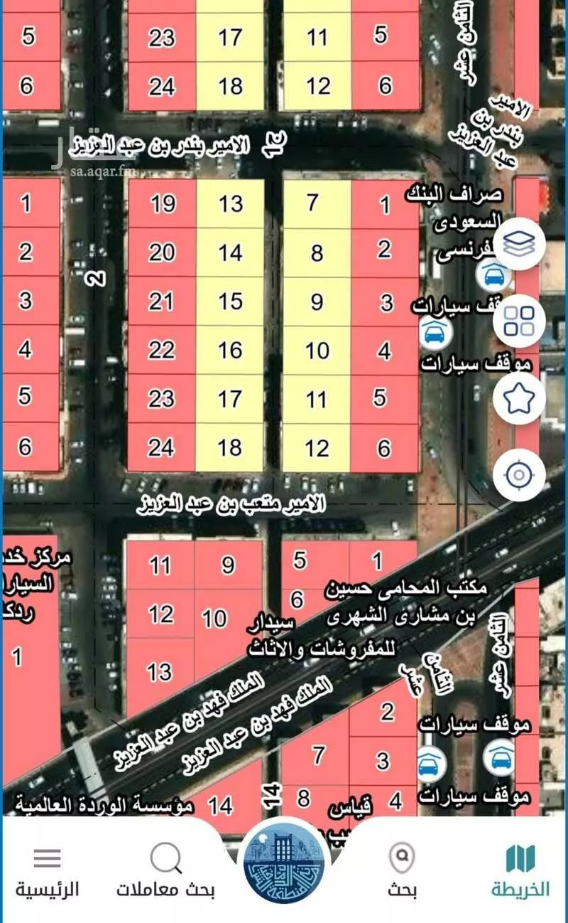 أرض للبيع في شارع الامير نواف بن عبد العزيز, حي البادية, مدينة الدمام, المنطقة الشرقية 1 صورة