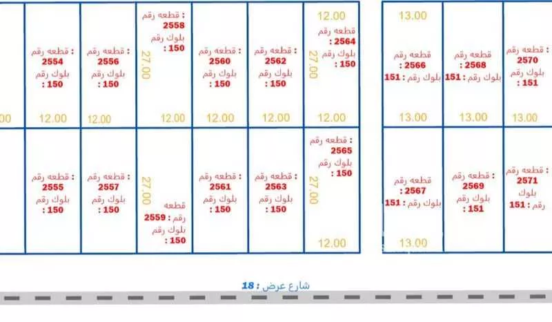 أرض للإيجار في شارع المحميل, حي النظيم, مدينة الرياض, منطقة الرياض 1 صورة