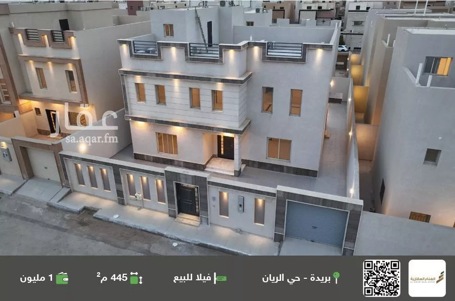 فيلا للبيع في شارع تقية بنت ابي سعيد, حي الفلاح, مدينة بريده, منطقة القصيم 1 صورة