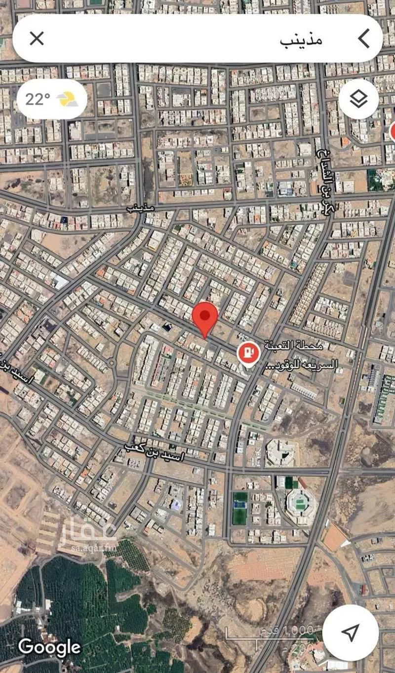 أرض للبيع في شارع عبدالله بن عبدالرحمن, حي وادي مذينب, مدينة المدينه المنوره, منطقة المدينة المنورة 1 صورة