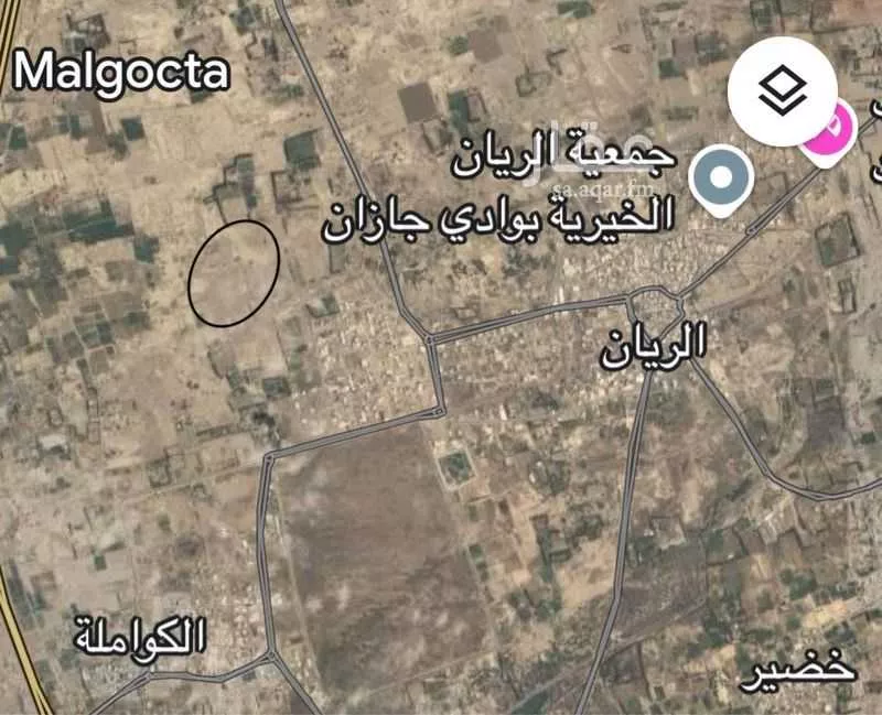 أرض للبيع في حي الريان, مدينة الريان, منطقة جازان 1 صورة