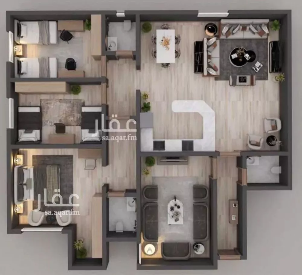 شقة للإيجار في شارع تقى الدين التميمى, حي المهدية, مدينة الرياض, منطقة الرياض 1 صورة