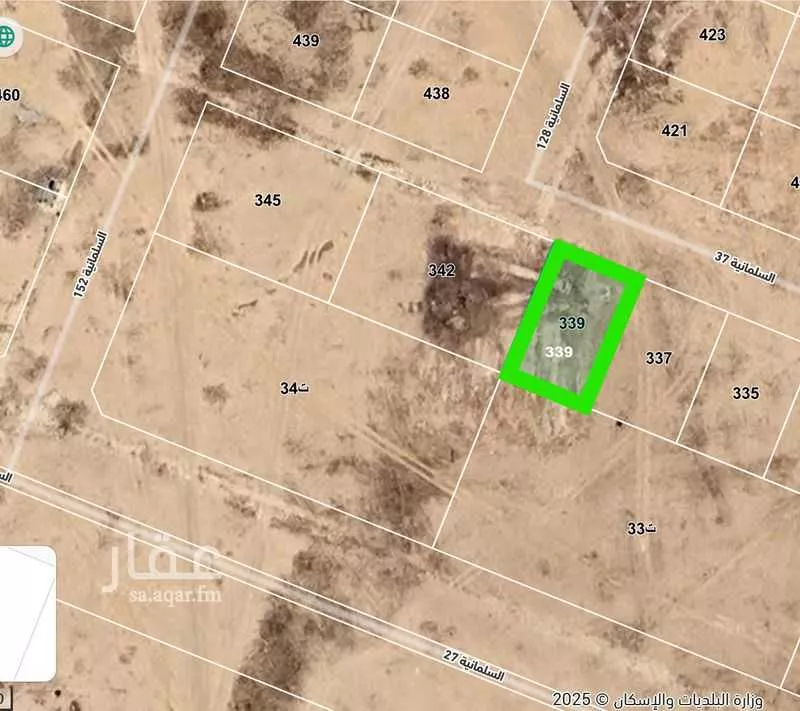 أرض للبيع في شارع السلمانية 37, حي حي هجرة السليمانية, مدينة حفر الباطن, المنطقة الشرقية 1 صورة