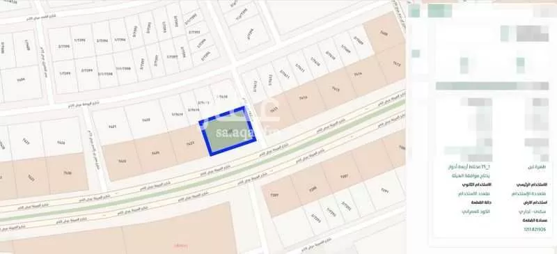 أرض للبيع في شارع العيينة, حي ظهرة لبن, مدينة الرياض, منطقة الرياض 1 صورة