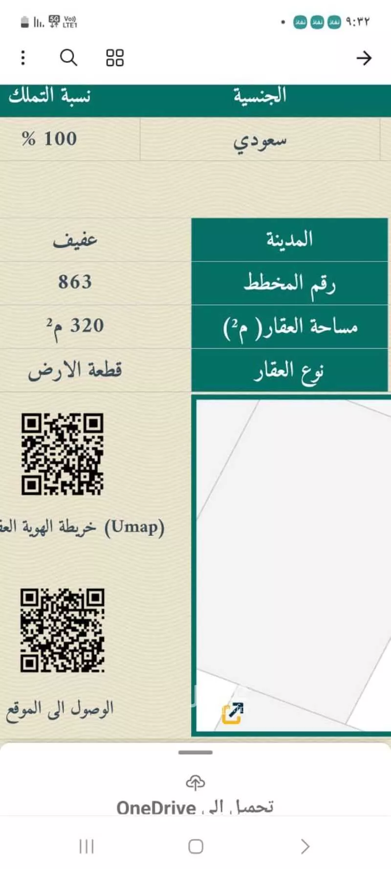 أرض للبيع في شارع السائب بن عثمان, حي غرناطة, مدينة عفيف, منطقة الرياض 1 صورة