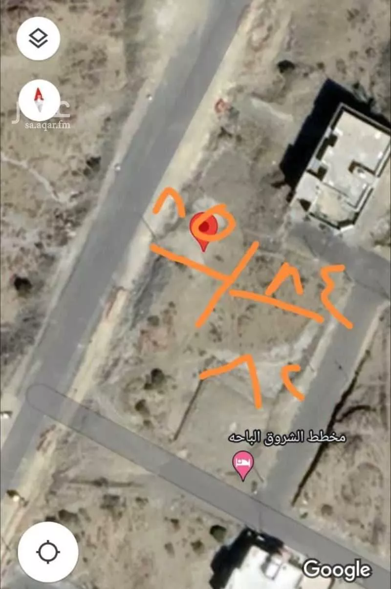 أرض للبيع في شارع سمّاك بن خرشة الخزرجي, حي الشروق, مدينة الباحة, منطقة الباحة 1 صورة