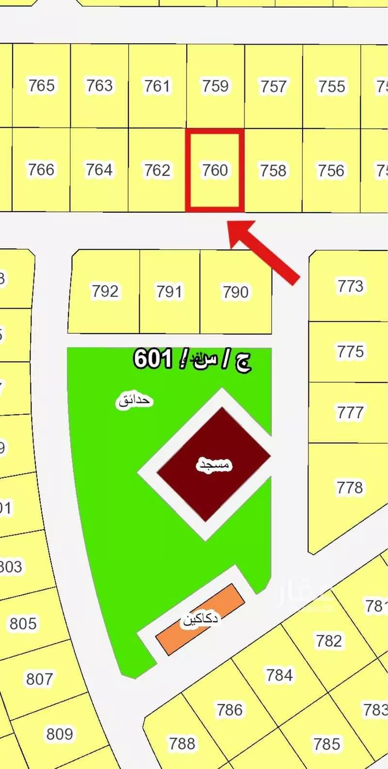 أرض للبيع في شارع الندى , حي الندى, مدينة جدة, منطقة مكة المكرمة 1 صورة