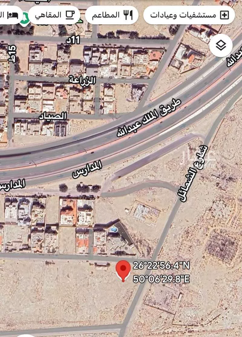 أرض للبيع في شارع الغرائب, حي النزهة, مدينة الدمام, المنطقة الشرقية 1 صورة
