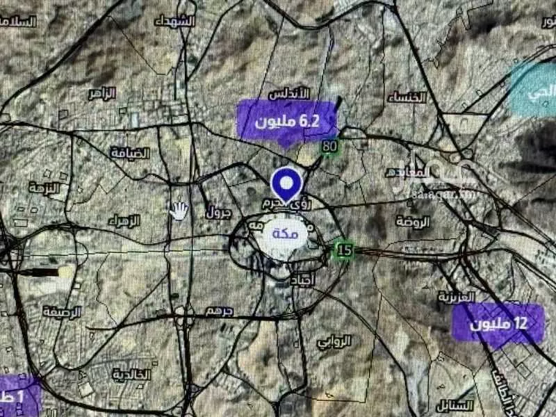 أرض للبيع في شارع الأندلس, حي الأندلس, مدينة مكة المكرمة, منطقة مكة المكرمة 1 صورة