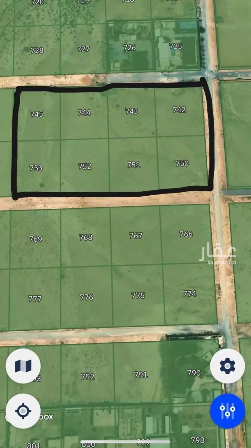 أرض للبيع في شارع فرعي, حي مزارع وادى العماريه, مدينة مزارع وادى العماريه, منطقة الرياض 1 صورة