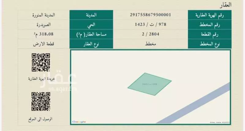 أرض للبيع في شارع زينب بنت الحافظ الطبرية, حي الصويدرة, مدينة المدينة المنورة, منطقة المدينة المنورة 1 صورة