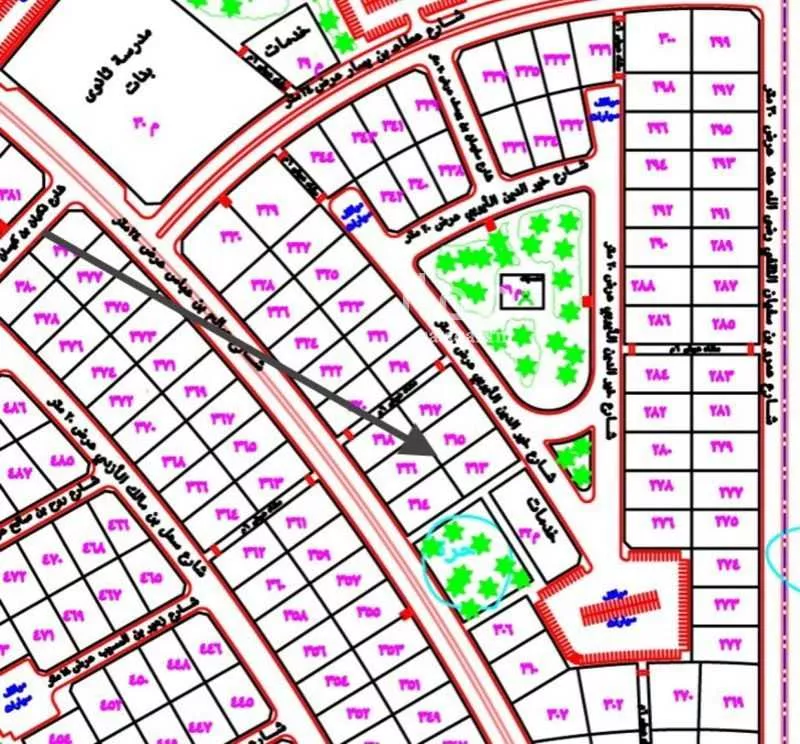 أرض للبيع في شارع المندسة 514, حي المندسة, مدينة المدينة المنورة, منطقة المدينة المنورة 1 صورة