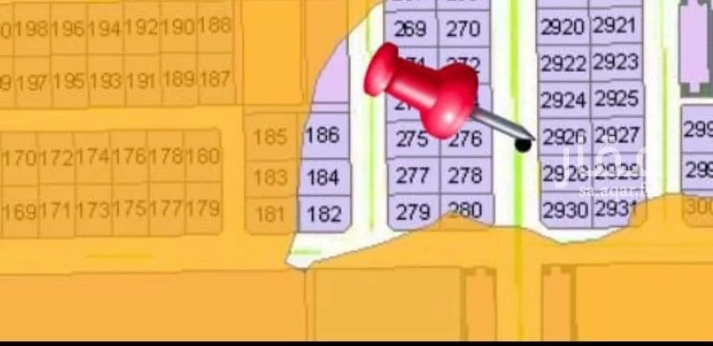 أرض للبيع في شارع   ش شارع الهجرة, حي الهجرة, مدينة جدة, منطقة مكة المكرمة 1 صورة