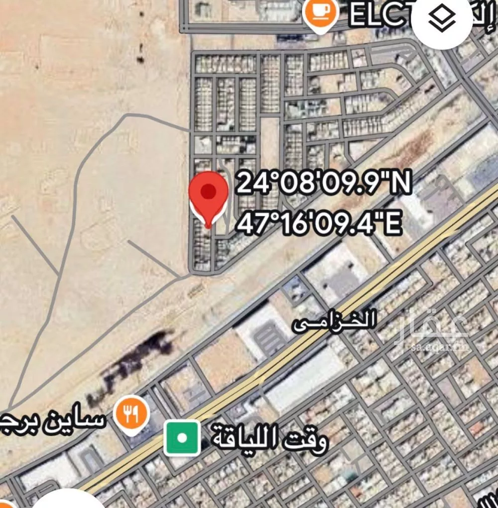 أرض للبيع في شارع قيس ابن الملوح, حي الجامعة, مدينة الخرج, منطقة الرياض 1 صورة