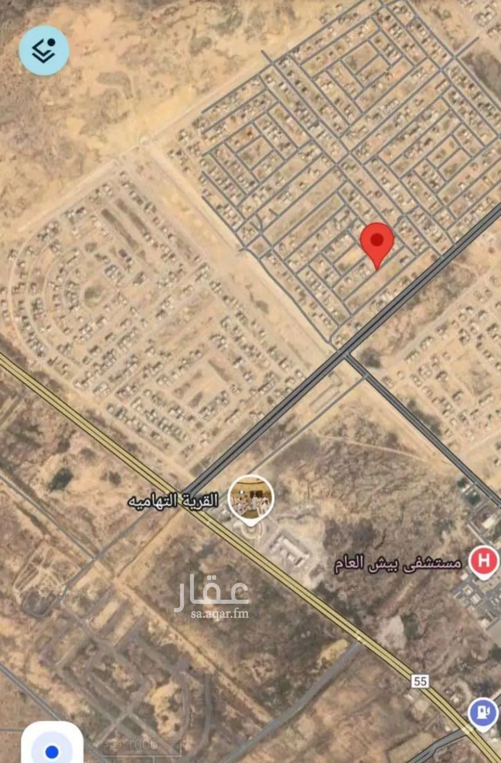 أرض للبيع في شارع شارع, حي الخضراء 1, مدينة بيش, منطقة جازان 1 صورة