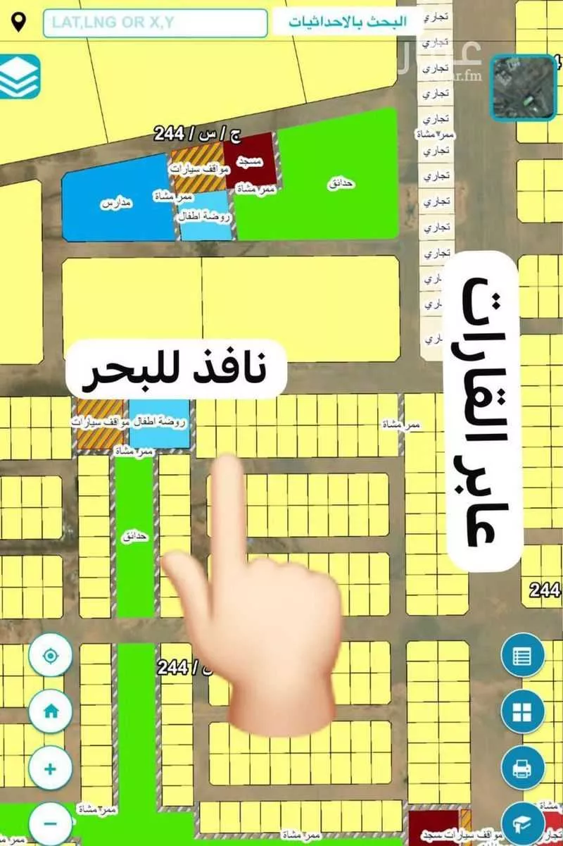 أرض للبيع في شارع العام, حي الجزيرة, مدينة جدة, منطقة مكة المكرمة 1 صورة