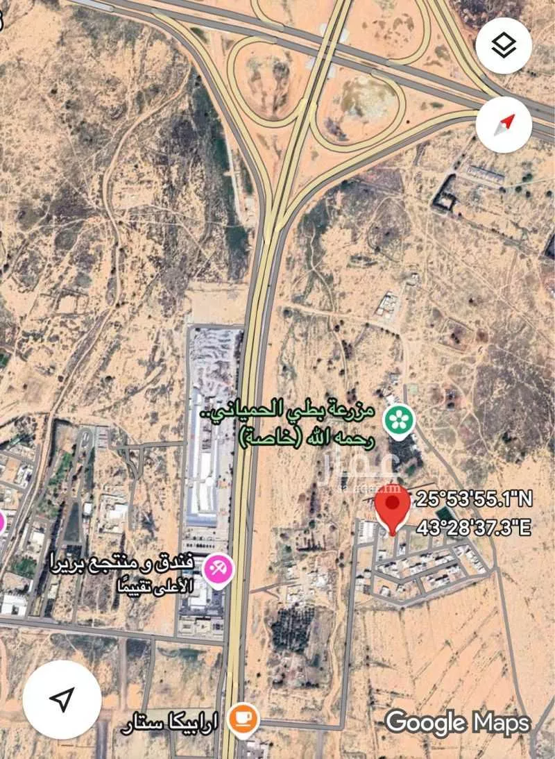 أرض للبيع في مدينة الرس, منطقة القصيم 1 صورة